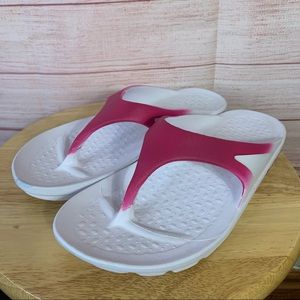 Dearfoams Recovery Rubber Thong‎ Sandals LG (9-10)